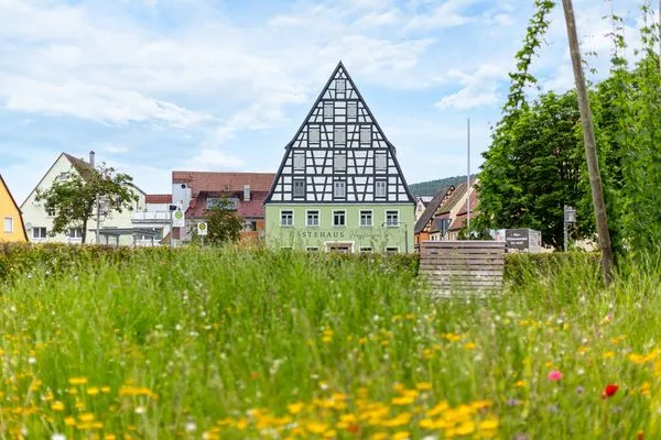 Hauptansicht  Apartment mit Terrasse "Blumentraum"