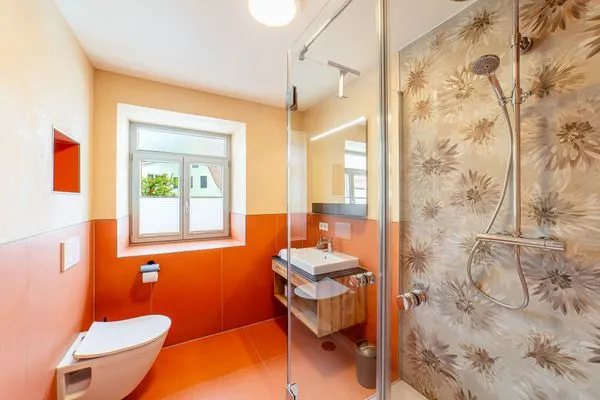 Badezimmer  Apartment "Hopfenblume"