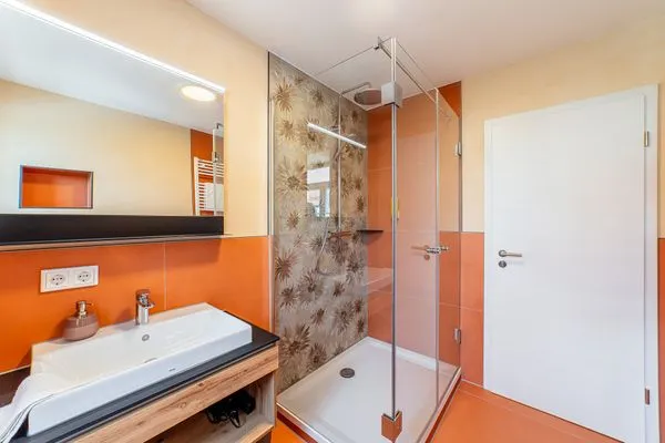 Badezimmer  Apartment "Hopfenblume"