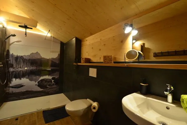 Badezimmer  Jägar Chalet - Feriendorf Via Claudia Haus 73