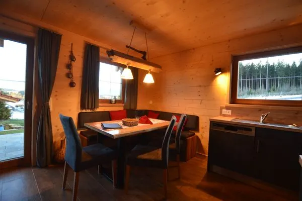 Wohnzimmer  Holzar Chalet - Feriendorf Via Claudia Haus 72