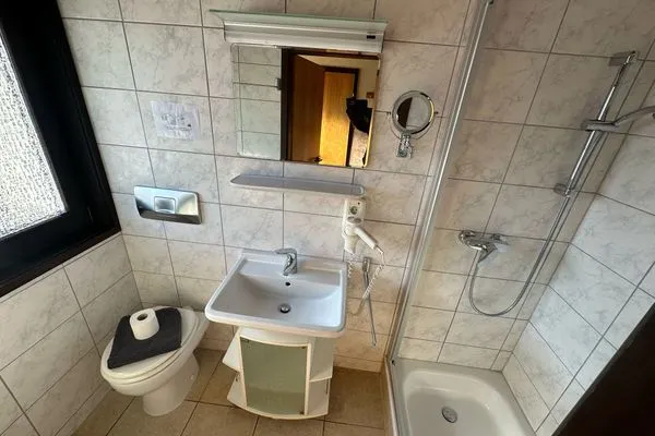 Badezimmer  Ferienhaus Romantiknest