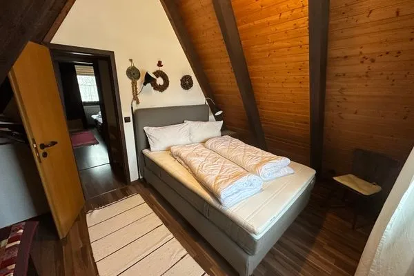 Schlafzimmer  Ferienhaus Waldparadies