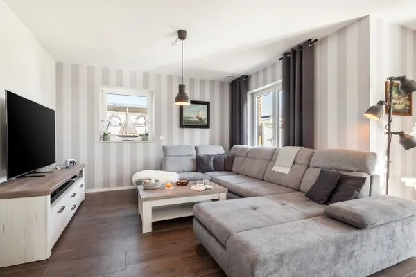 Wohnzimmer  Ferienhaus Backstein Huus 15