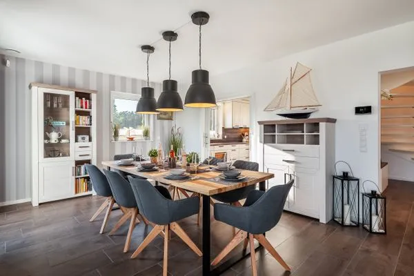 Wohnzimmer  Ferienhaus Backstein Huus 15