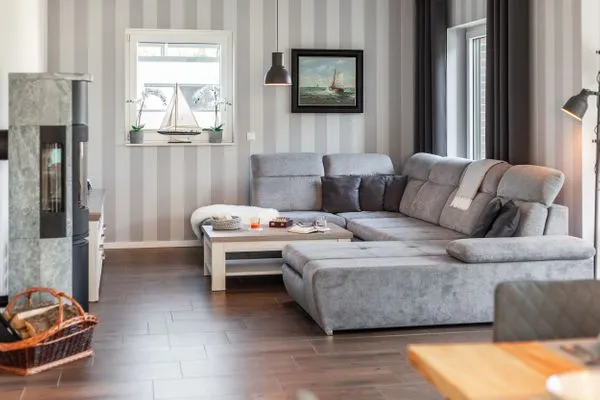 Wohnzimmer  Ferienhaus Backstein Huus 15