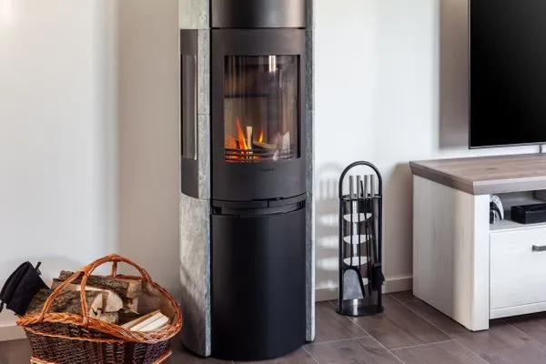 Kamin-/Ofen  Ferienhaus Backstein Huus 15