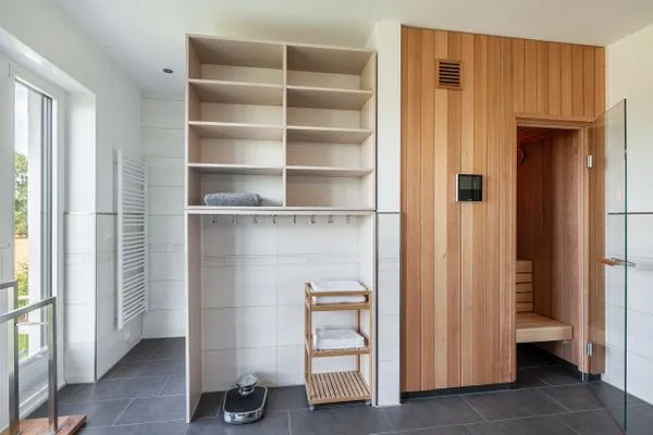 Sauna  Ferienhaus Backstein Huus 15