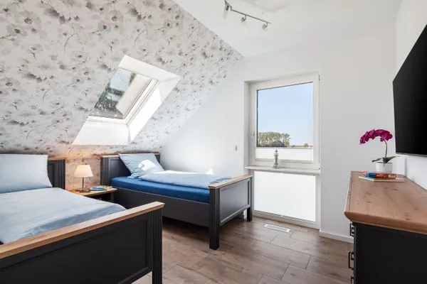 Schlafzimmer  Ferienhaus Backstein Huus 15