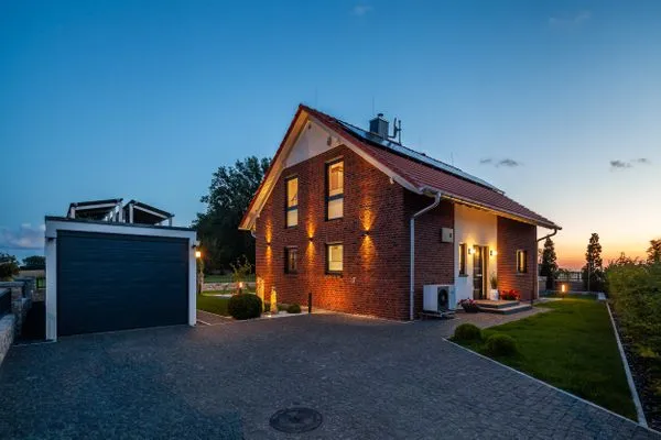 Fassade / Eingang  Ferienhaus Backstein Huus 15