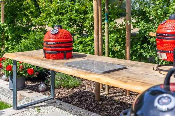 Grillbereich  Ferienhaus Backstein Huus 15