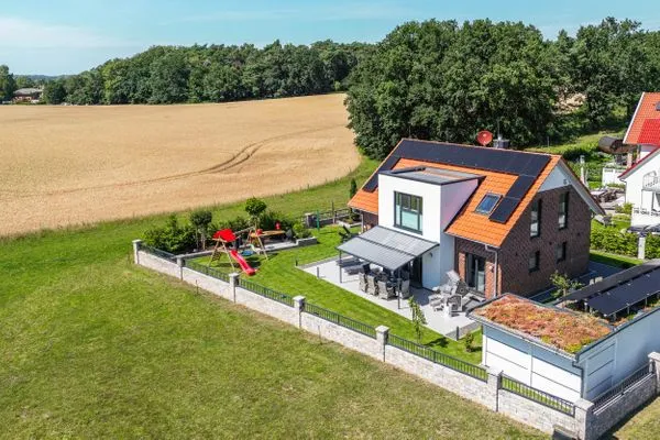 Vogelperspektive  Ferienhaus Backstein Huus 15