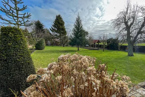 Gartenblick  Ferienhaus Fleck