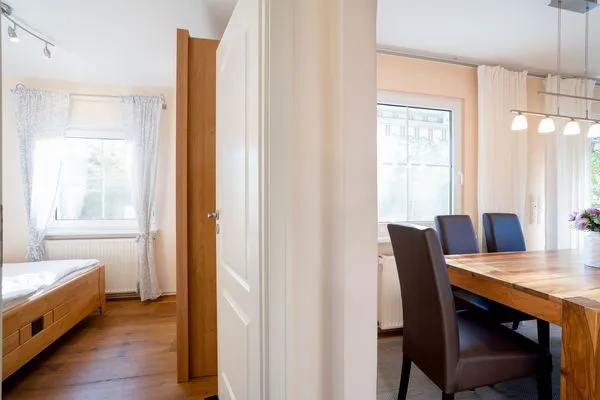 Schlafzimmer  (ULM14a) Ferienhaus "Strandmuschel"