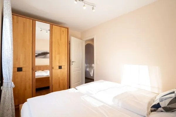 Schlafzimmer  (ULM14a) Ferienhaus "Strandmuschel"