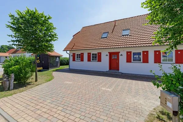 Fassade / Eingang  Ferienhaus Haff & Meer