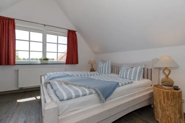 Schlafzimmer  Ferienhaus Haff & Meer