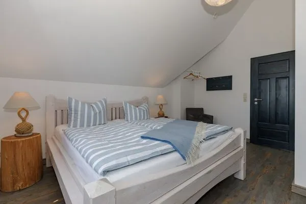 Schlafzimmer  Ferienhaus Haff & Meer