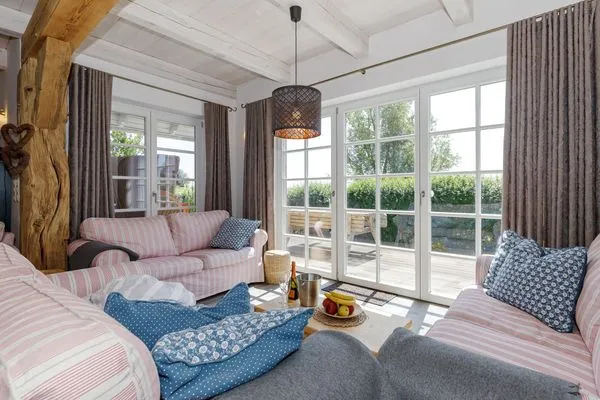 Wohnzimmer  Ferienhaus Haff & Meer