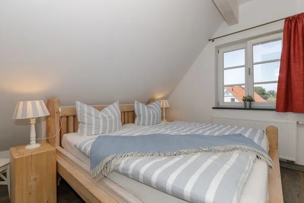 Schlafzimmer  Ferienhaus Haff & Meer
