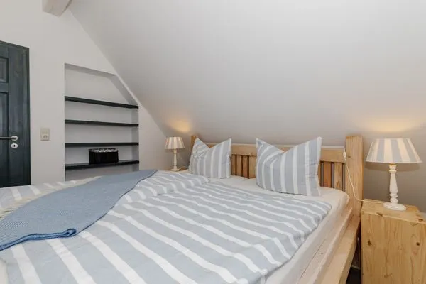 Schlafzimmer  Ferienhaus Haff & Meer
