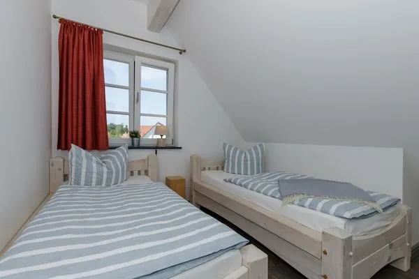 Schlafzimmer  Ferienhaus Haff & Meer