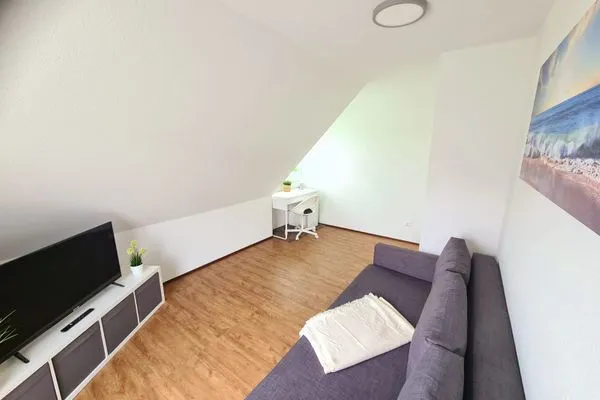 Schlafzimmer  Ferienhaus Haffliebe mit Sauna und Kamin