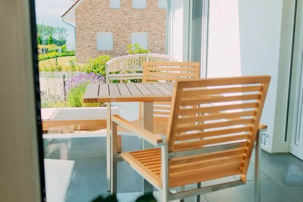 Terrasse  Ferienhaus Lieblingsplatz