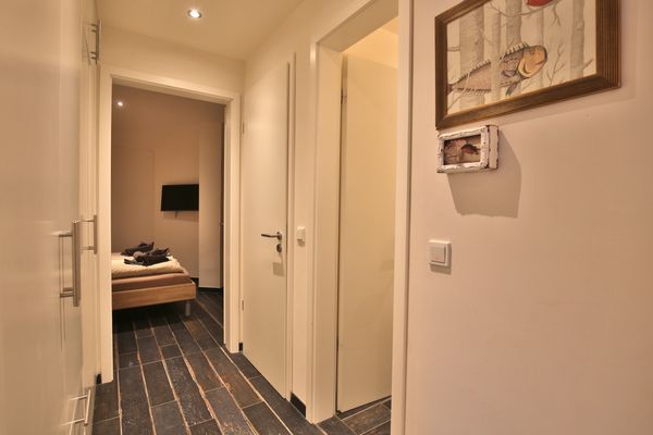 Bootshaus I Ferienwohnung Unter Fischen Wangerooge - Badezimmer