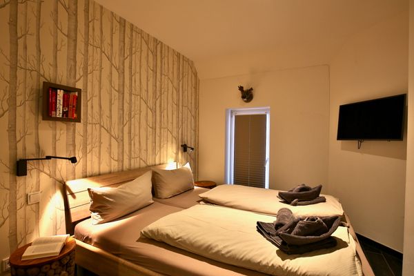 Bootshaus I Ferienwohnung Unter Fischen Wangerooge - Schlafzimmer