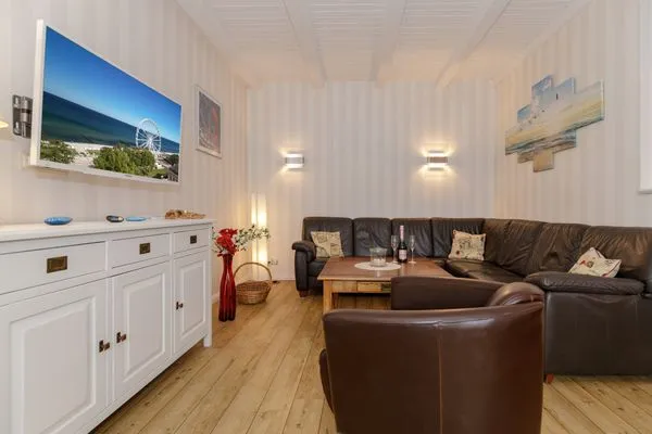 Wohnzimmer  Ferienhaus Sonne & Meer