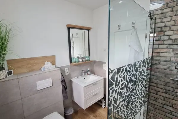 Badezimmer  Ferienhaus Springborn