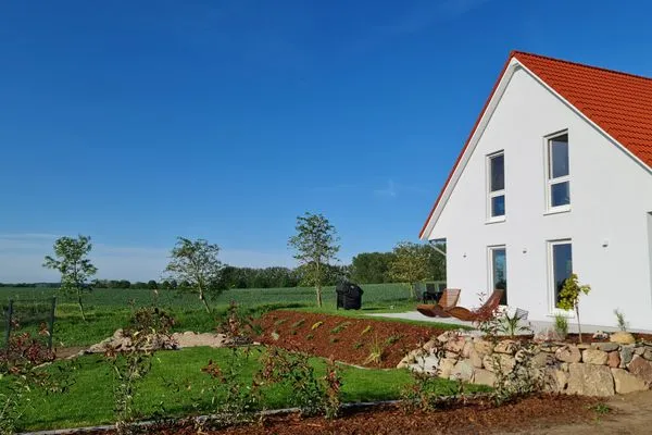 Fassade / Eingang  Ferienhaus Springborn