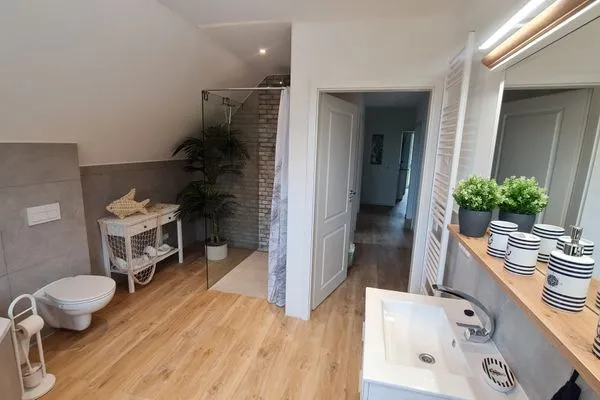 Badezimmer  Ferienhaus Springborn