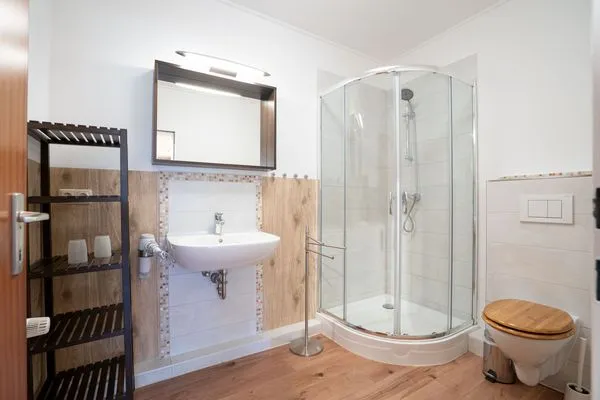 Badezimmer  (MEI27) Ferienwohnung "Strandperle"