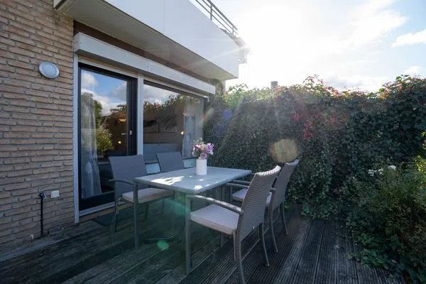 Terrasse  (MEI27) Ferienwohnung "Strandperle"