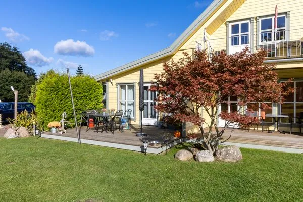 Terrasse  Ferienwohnung Bergen im Haus Norway