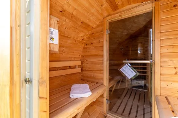 Sauna  Ferienwohnung Bergen im Haus Norway