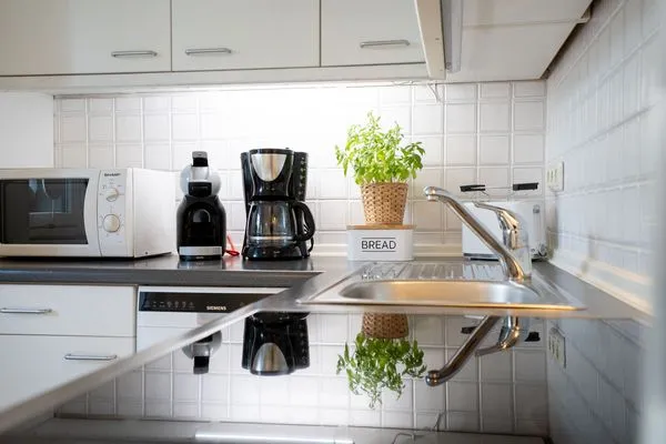 Küche / Küchenzeile  (MEI71) Ferienwohnung "Strandlust"