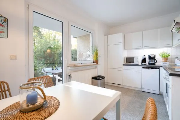 Küche / Küchenzeile  (MEI71) Ferienwohnung "Strandlust"