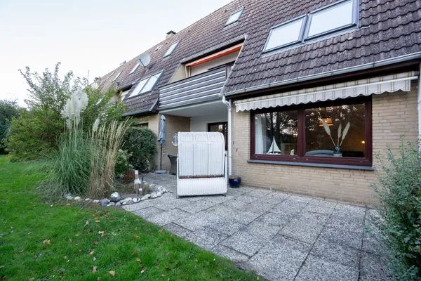 Terrasse  (MEI71) Ferienwohnung "Strandlust"