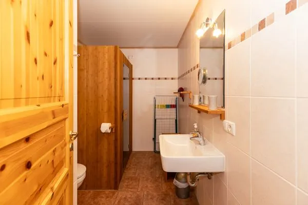 Badezimmer  Ferienwohnung Sandnes im Haus Norway