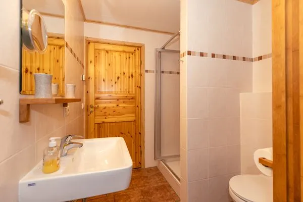 Badezimmer  Ferienwohnung Sandnes im Haus Norway