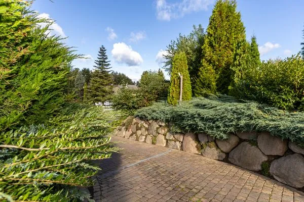 Gartenblick  Ferienwohnung Sandnes im Haus Norway