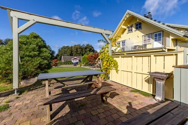 Terrasse  Ferienwohnung Sandnes im Haus Norway
