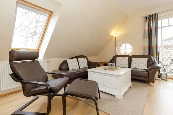 Wohnzimmer  Ferienwohnung Strandgut