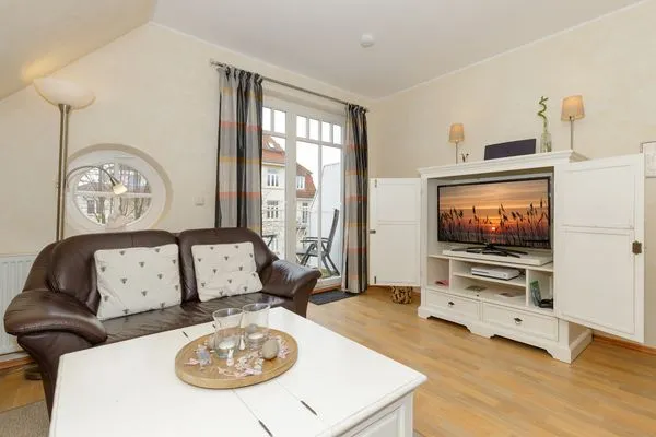 Wohnzimmer  Ferienwohnung Strandgut