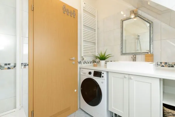 Badezimmer  Ferienwohnung Strandgut