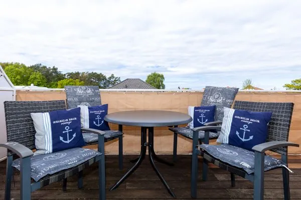 Balkon  Ferienwohnung Strandgut