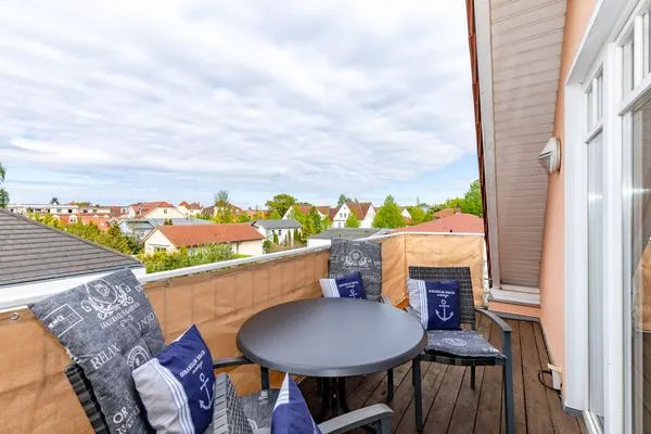 Balkon  Ferienwohnung Strandgut